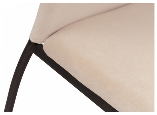 Стул на металлокаркасе Tod beige / black