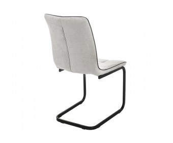 Стул Nana light grey / black