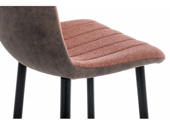 Барный стул Marvin terracotta / brown