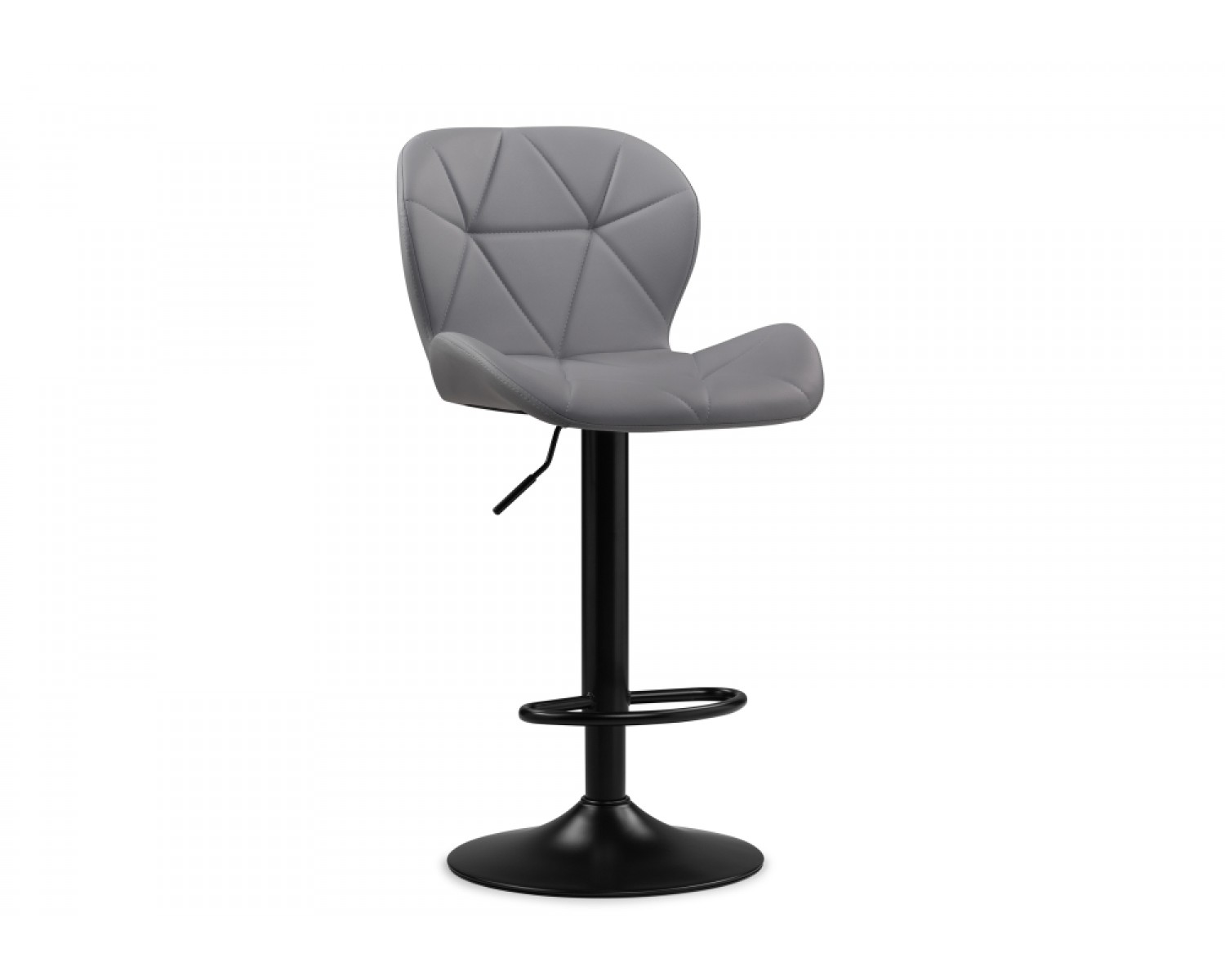 Барный стул Trio light gray / black
