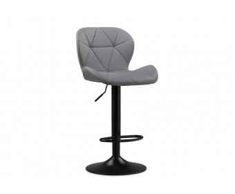 Барный стул Trio light gray / black