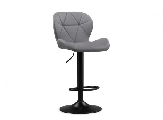 Барный стул Trio light gray / black