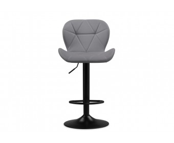 Барный стул Trio light gray / black
