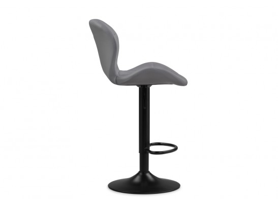 Барный стул Trio light gray / black
