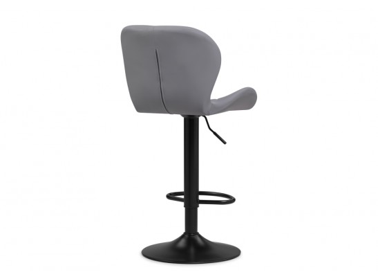 Барный стул Trio light gray / black
