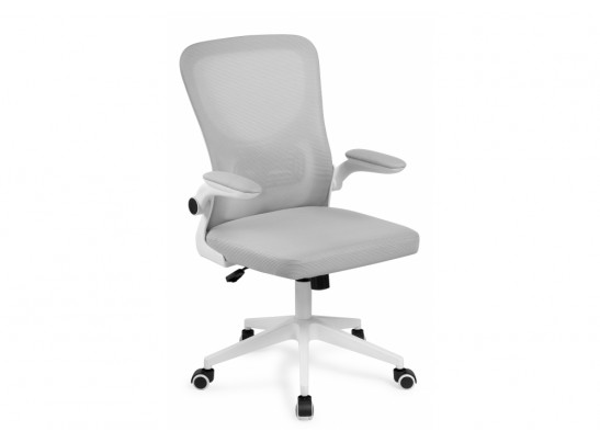 Компьютерное кресло Konfi light gray / white