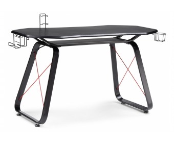 Компьютерный стол Koni 130х65х76 black / red