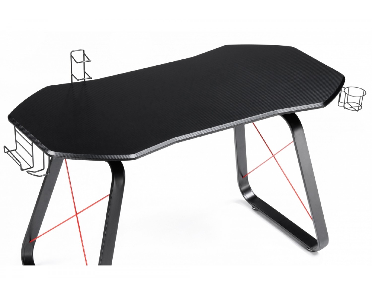Компьютерный стол Koni 130х65х76 black / red