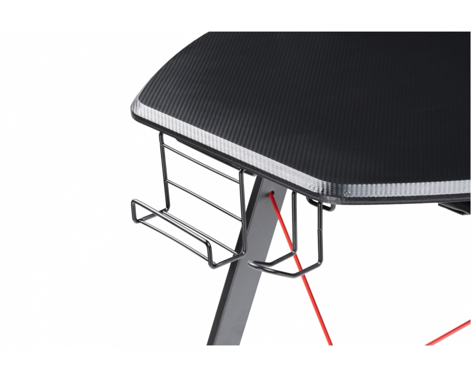 Компьютерный стол Koni 130х65х76 black / red