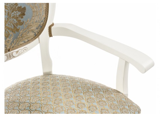 Кресло Adriano 2 молочный / патина