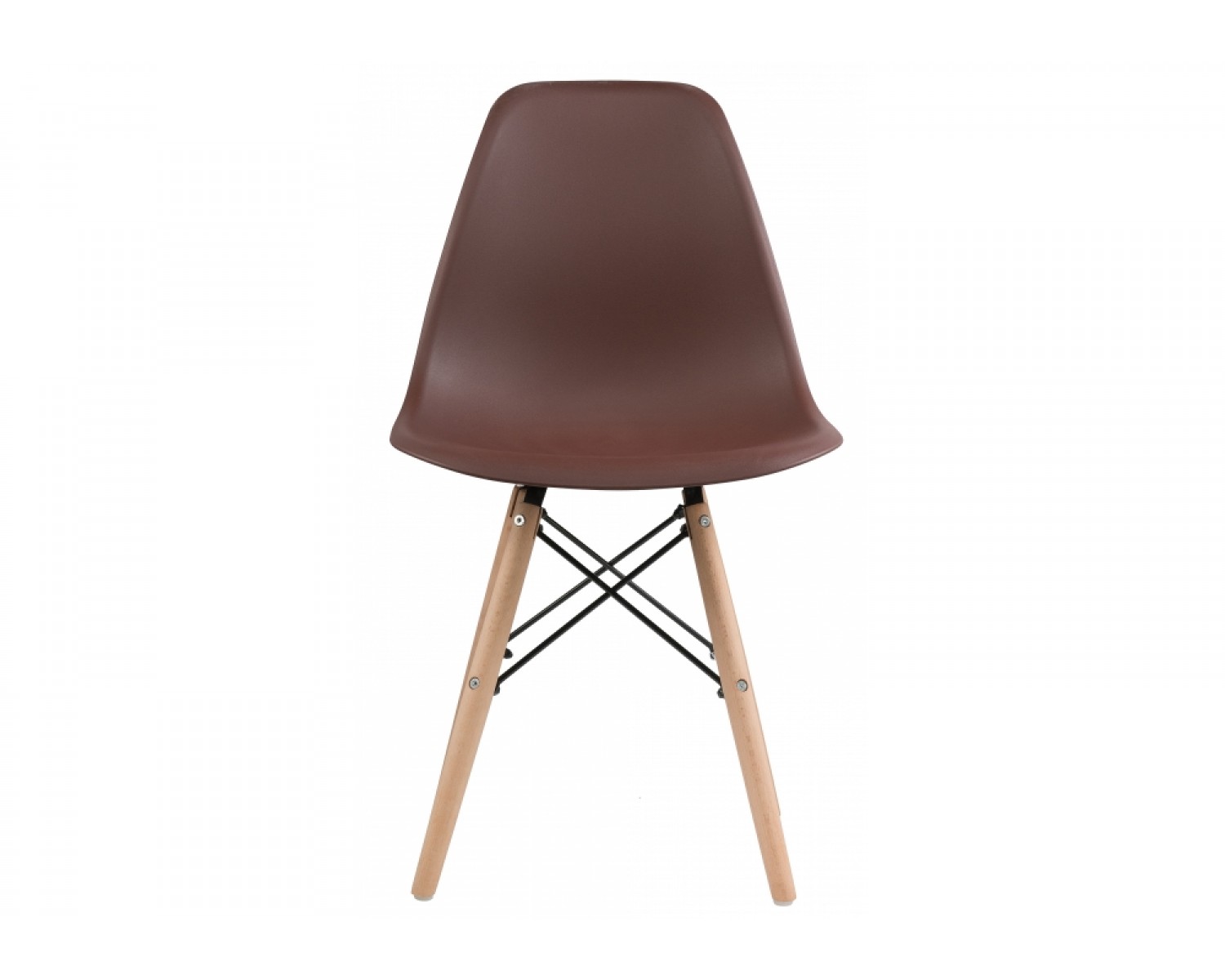 Пластиковый стул Eames PC-015 brown