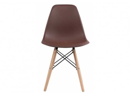 Пластиковый стул Eames PC-015 brown