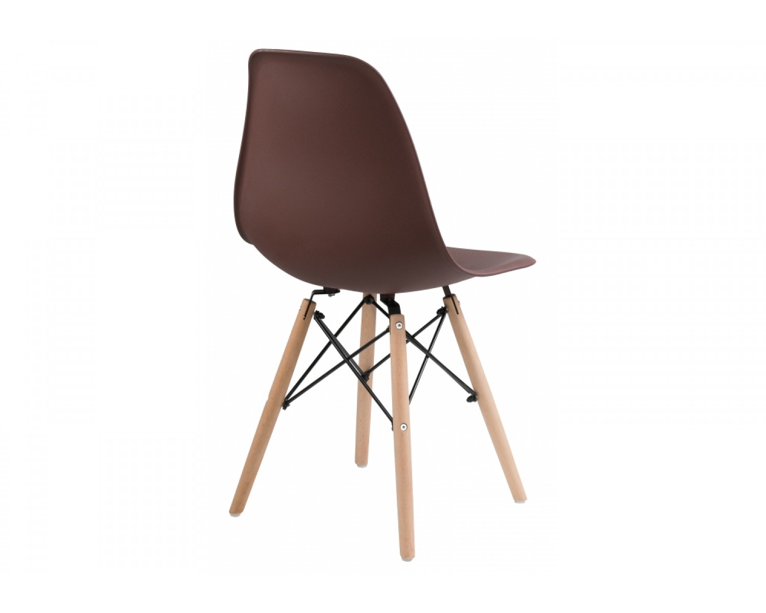 Пластиковый стул Eames PC-015 brown