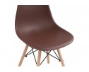 Пластиковый стул Eames PC-015 brown