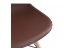 Пластиковый стул Eames PC-015 brown