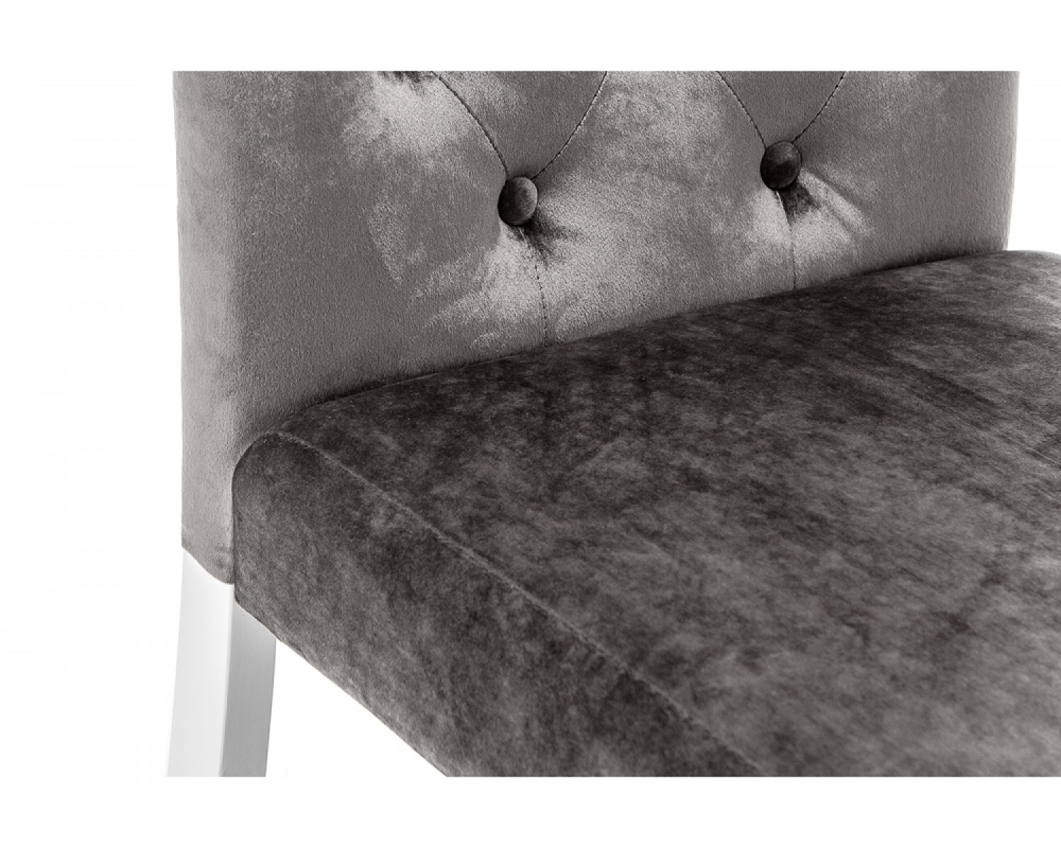 Стул Amelia white / fabric grey