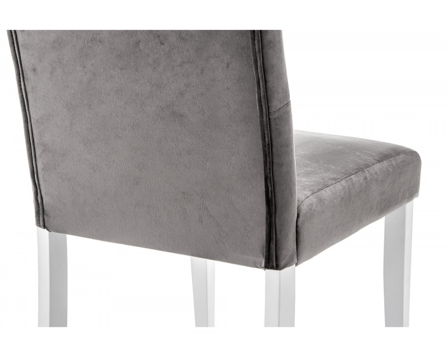 Стул Amelia white / fabric grey