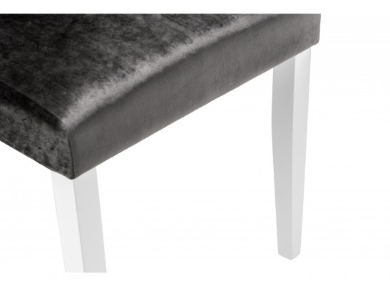 Стул Amelia white / fabric grey