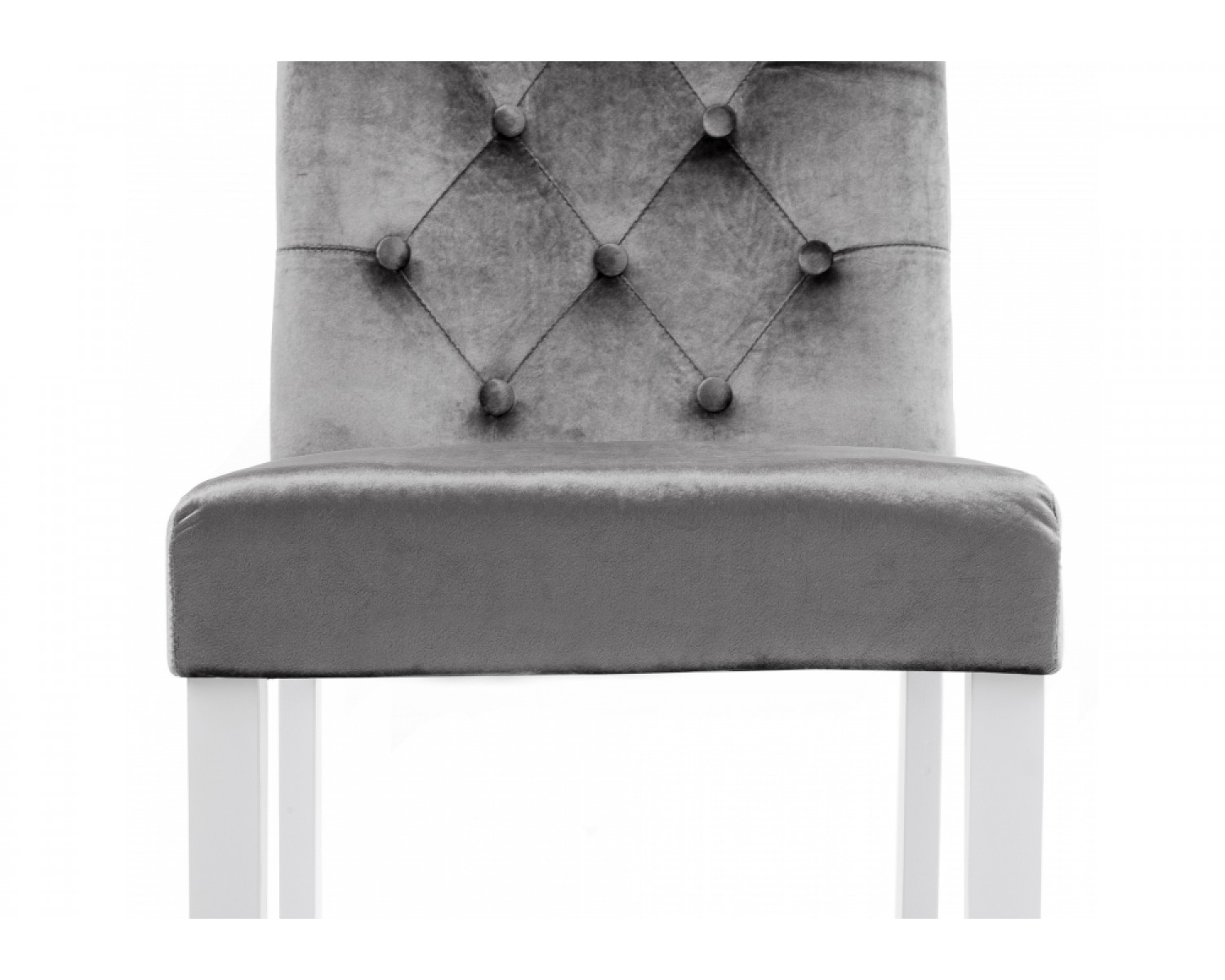 Стул Amelia white / fabric grey