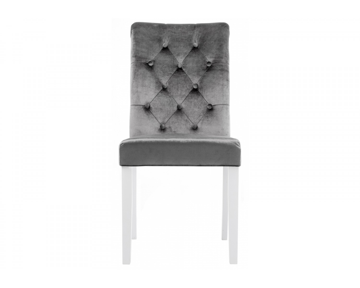 Стул Amelia white / fabric grey