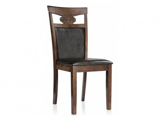 Стул деревянный Luiza dirty oak / dark brown