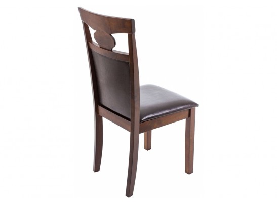 Стул деревянный Luiza dirty oak / dark brown