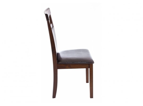 Стул деревянный Luiza dirty oak / dark brown