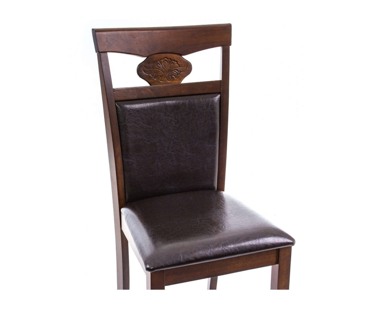 Стул деревянный Luiza dirty oak / dark brown