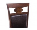 Стул деревянный Luiza dirty oak / dark brown