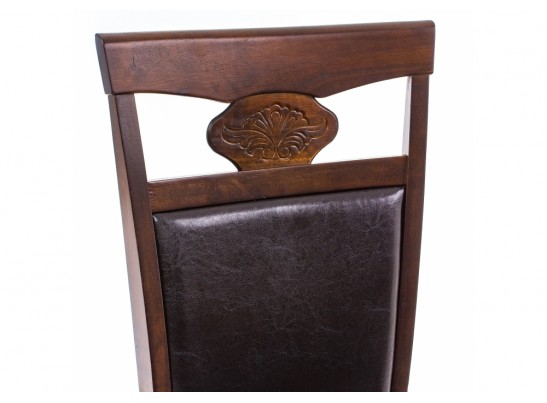 Стул деревянный Luiza dirty oak / dark brown