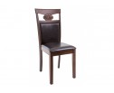 Стул деревянный Luiza dirty oak / dark brown