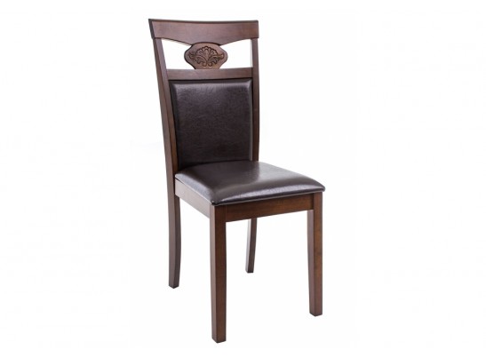 Стул деревянный Luiza dirty oak / dark brown