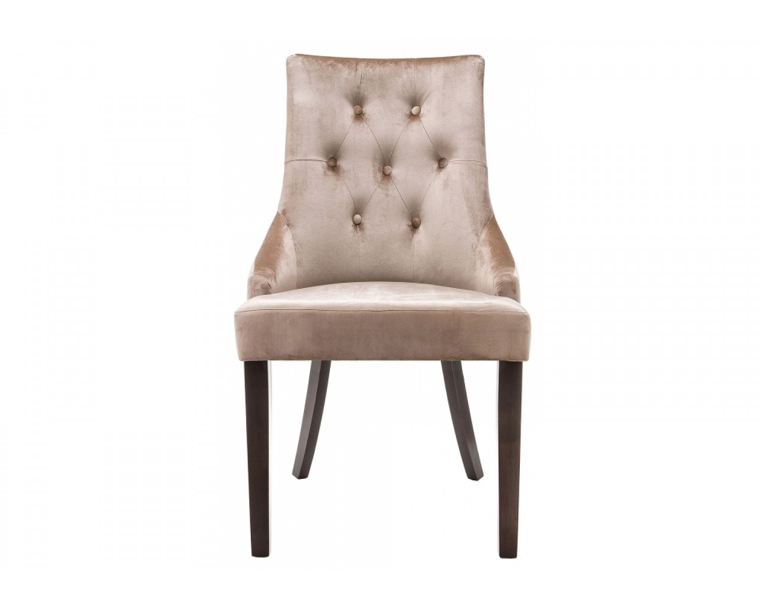 Стул Elegance dark walnut / fabric beige