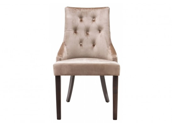 Стул Elegance dark walnut / fabric beige