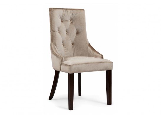 Стул Elegance dark walnut / fabric beige