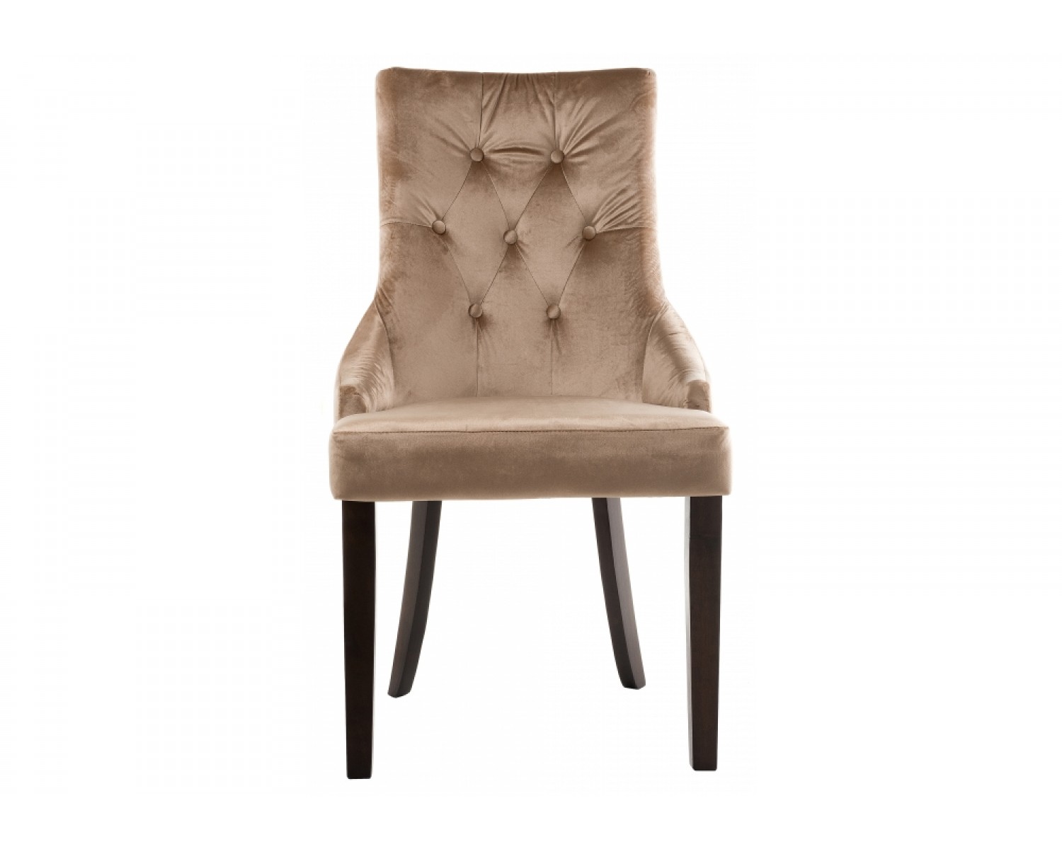 Стул Elegance dark walnut / fabric beige