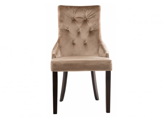 Стул Elegance dark walnut / fabric beige