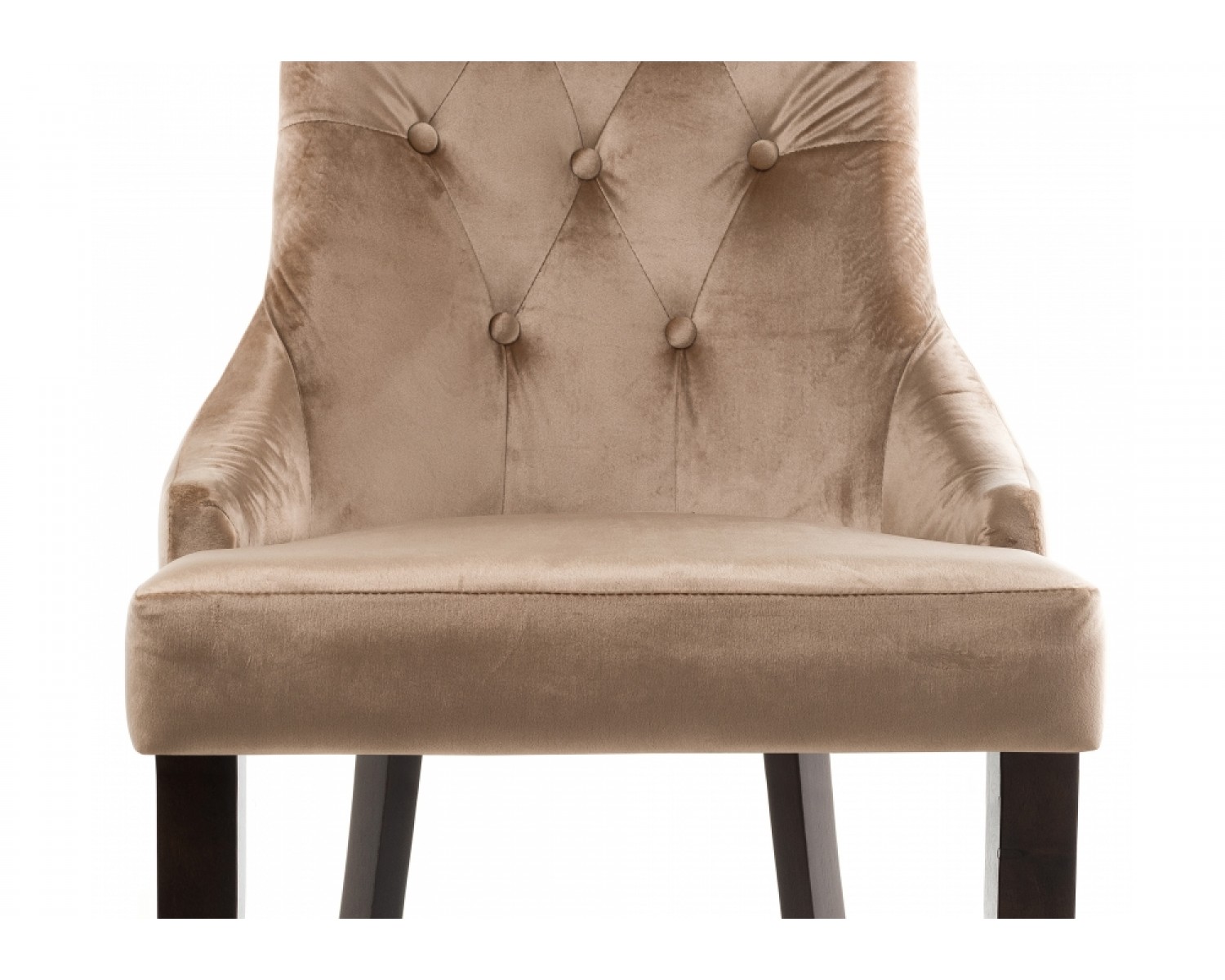 Стул Elegance dark walnut / fabric beige