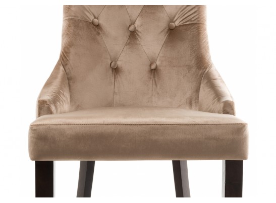 Стул Elegance dark walnut / fabric beige