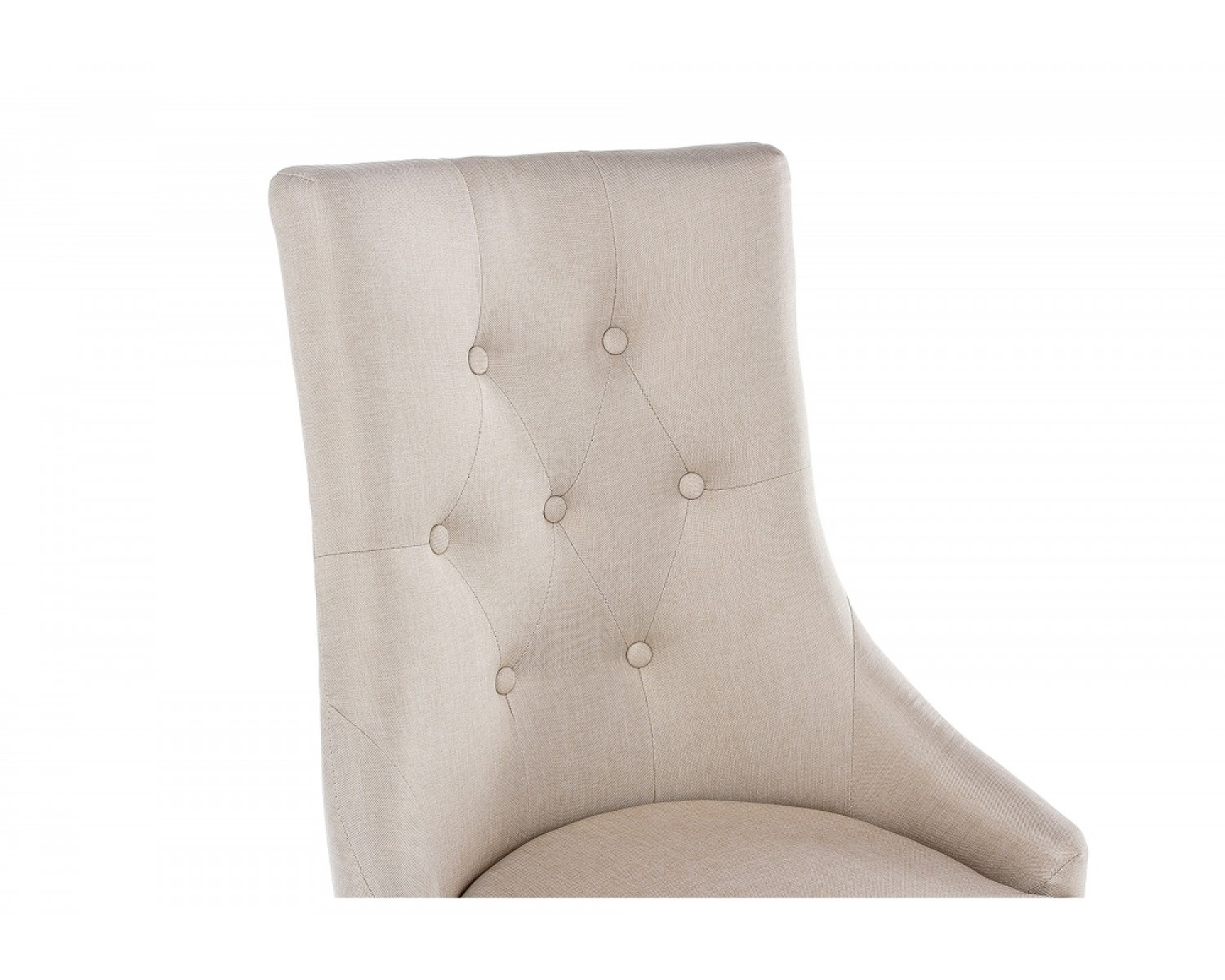 Стул Elegance dark walnut / fabric cream