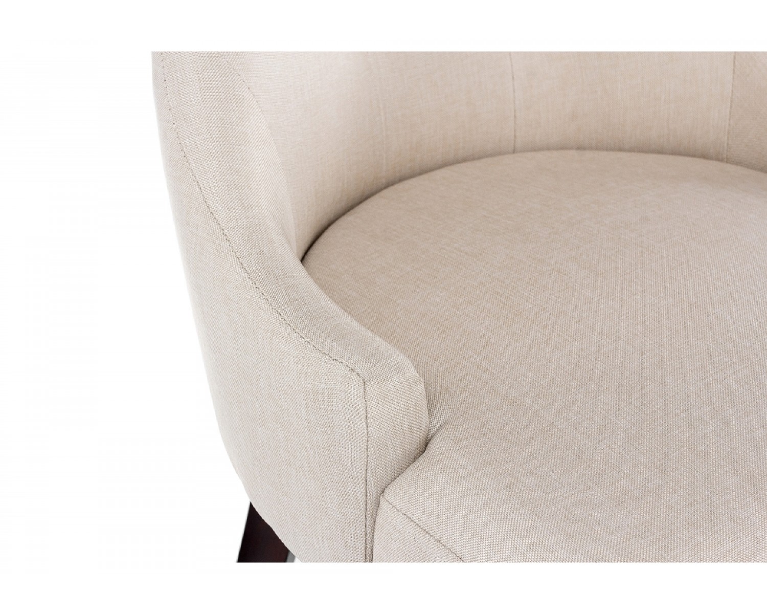 Стул Elegance dark walnut / fabric cream