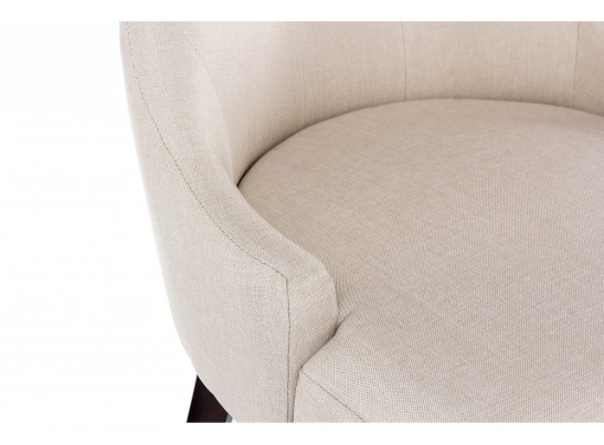Стул Elegance dark walnut / fabric cream