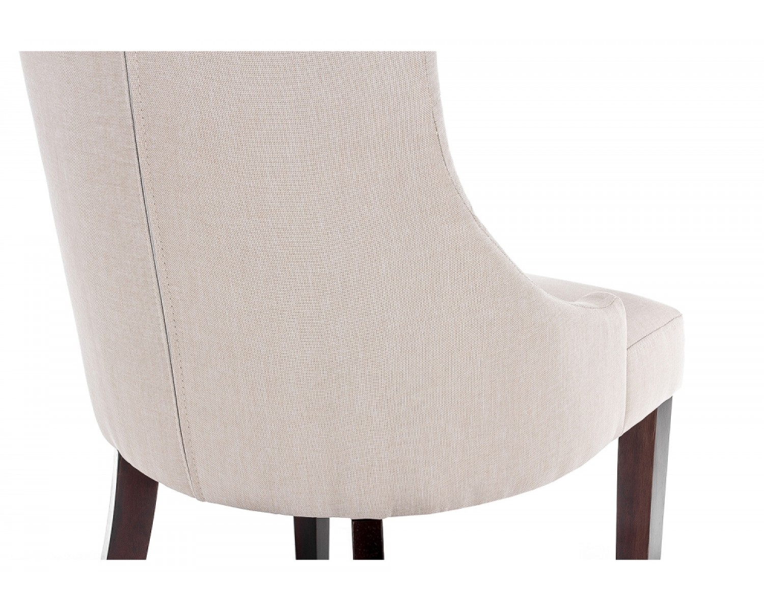 Стул Elegance dark walnut / fabric cream