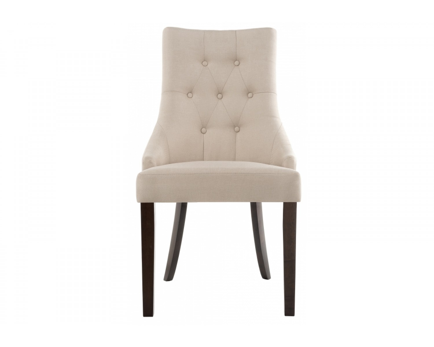 Стул Elegance dark walnut / fabric cream