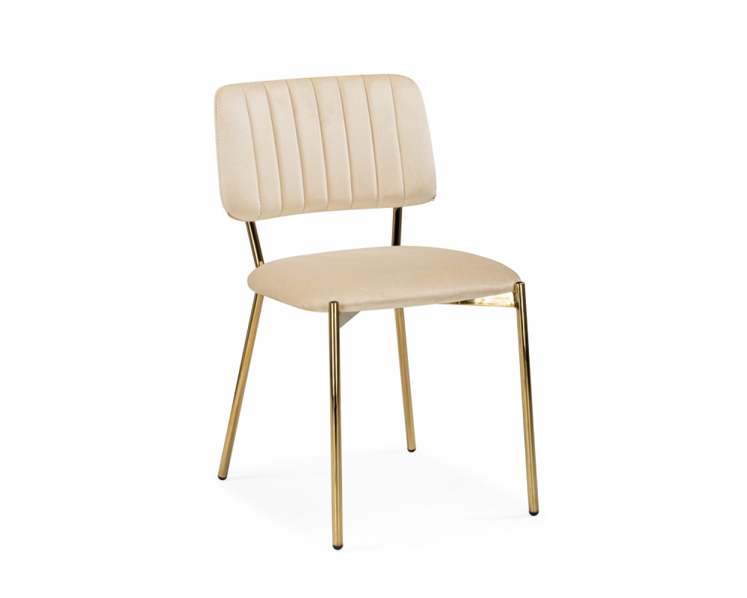 Стул на металлокаркасе Armond beige / gold