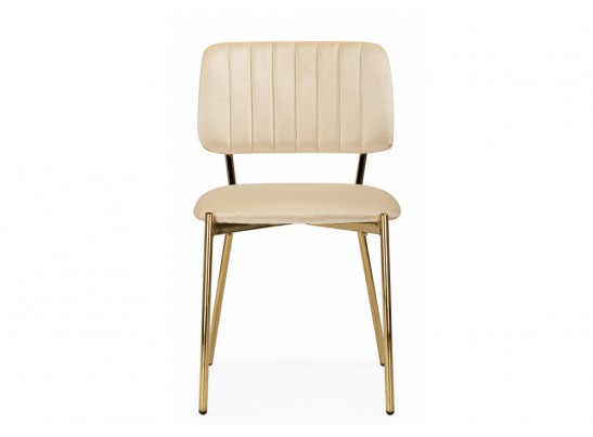 Стул на металлокаркасе Armond beige / gold