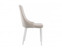 Стул на металлокаркасе Kora white / beige