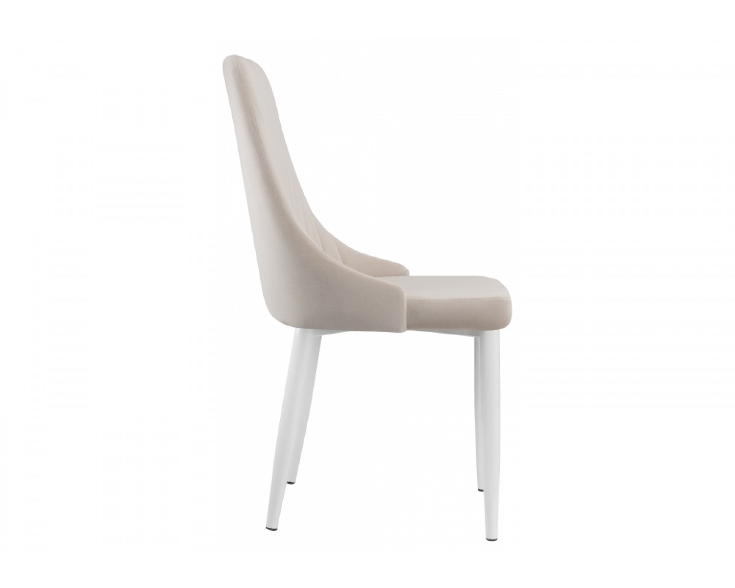Стул на металлокаркасе Kora white / beige