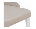Стул на металлокаркасе Kora white / beige