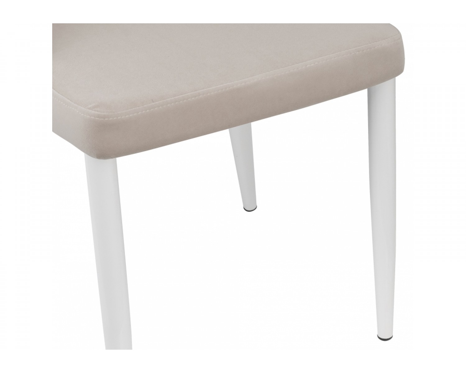 Стул на металлокаркасе Kora white / beige